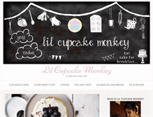Tablet Screenshot of lilcupcakemonkey.com
